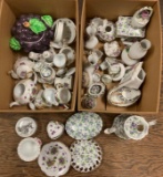 Large group of miscellaneous porcelain dishes