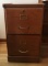 2 Drawer wood file cabinet