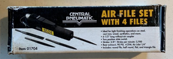 Central pneumatic air file set