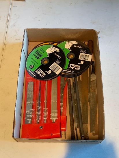 Group of files and grinding disks