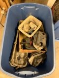 Tote of engine parts