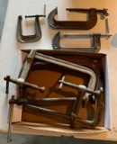 Group of C clamps