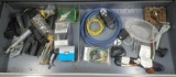 Drawer of trailer light adapters and misc wiring