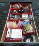 Drawer of tape and misc fittings