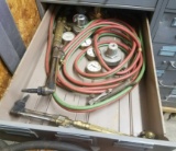 Cutting torches hoses and gauges