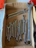 Group of snap on combination wrenches