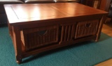 Wood Coffee Table with Basket Drawers