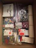 Large box of office supplies