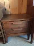 Vintage Wood Bedside Table