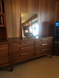 Vintage Wooden 6 Drawer Dresser