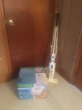 Group of 2 Humidifier and Singer vacuum sweeper