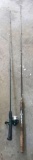 Group of 2 fishing poles