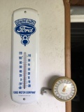 Advertising Ford Motor Company Metal Thermometer