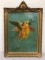 Framed oil painting of angel carrying woman by Alexandre Falguiere