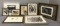 Group of 8 framed pieces of artwork