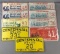 Group of 9 I & M Canal Rendezvous License Plates and more