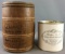 Vintage Briggs Smoking Tobacco Wooden Barrel with Tin