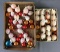 Group of Vintage Banner Glass Christmas Ornaments