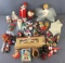 Group of Vintage Christmas Ornaments and Decorations