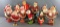 Group of 12 Vintage Santa Claus and more