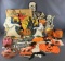 Group of Vintage Halloween Decorations and Masks