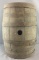 primitive wooden barrel