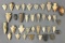 Group of Native American Indian Arrowheads
