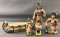 Group of Ceramic Native American figurines