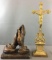 Group of 2 Religious Statue