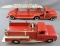 Lot of Two Vintage Buddy L and Tonka Toy Firetrucks