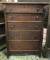 Antique Quarter Sawn Oak dresser
