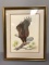 Framed print of Eagle signed by artist Albert Earl Gilbert