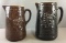 Group of 2 Vintage Pottery Pitchers