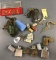 Mixed lot of vintage lighters, keys and more
