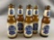 Group of 5 miniature Pabst Blue Ribbon souvenir bottles