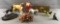 Group of 10 dog figurines/decor