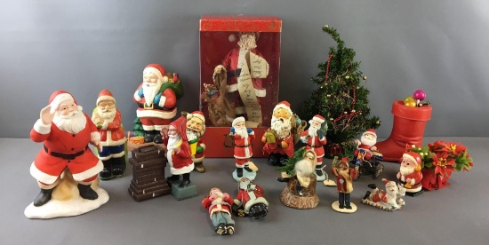 Group of Vintage Christmas Decorations