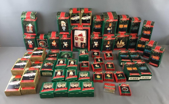 Group of Hallmark Ornaments In Original Boxes