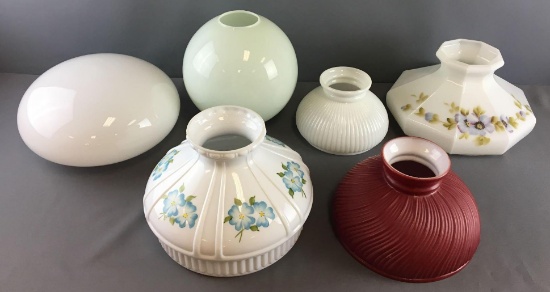 Group of 6 Vintage Lamp Shades