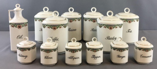 Group of 13 Vintage Epiag Aich Canisters