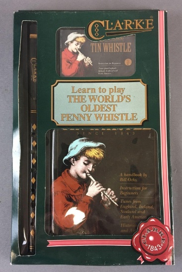 Clark Tin Whistle Set In Original Box