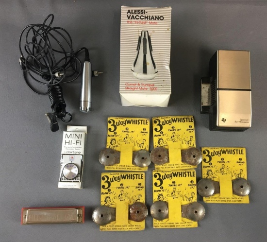 Group of Vintage Miscellaneous Musical Items