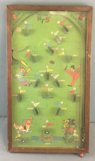 Vintage Posh-M-Up Big 5 Game