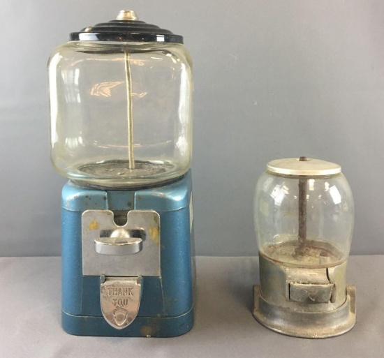 Group of 2 Vintage Candy/Gumball Dispenser