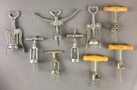 Group of 9 Wine Bottle Openers