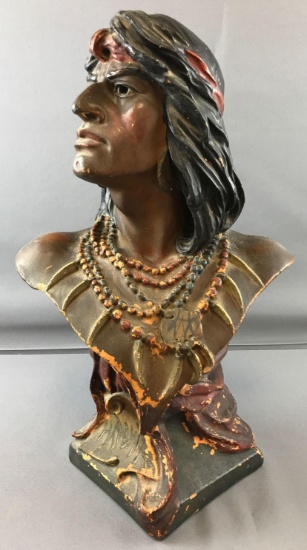 Vintage Native American Bust