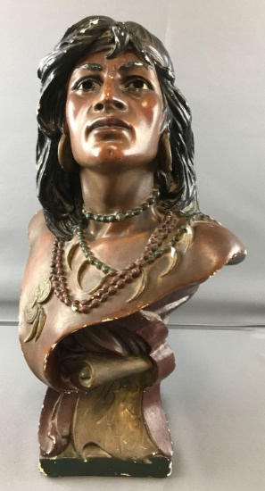 Vintage Native American Bust