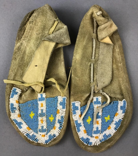 Native American Beaded Moccasins