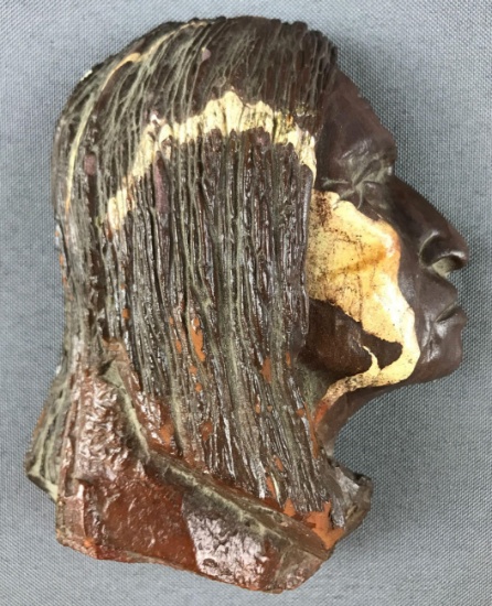 Carved Stone Native American