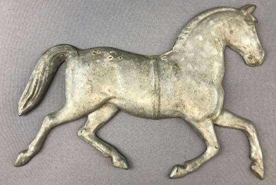 Vintage Tin Horse decor